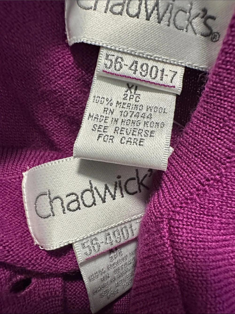 🥕 Chadwick’s Marino Wool Cardigan Sweater Set - Picture 3 of 3